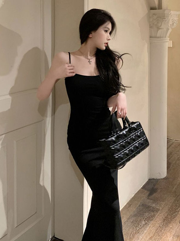 Women'S Young Fashion - Slimming Fish Tail Long Dress High