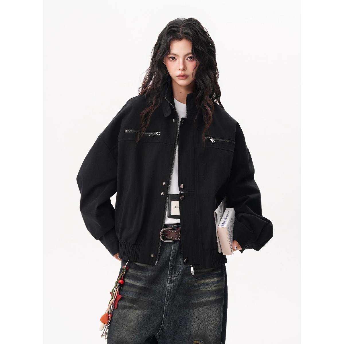 Women'S Fashion Utility Jacket - Women's Vintage Barn Jacket Workwear Utility