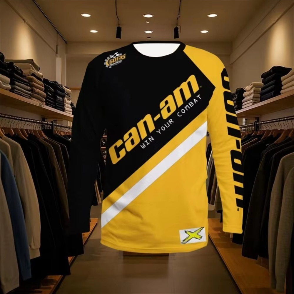 Trend Women Fashion - Motorcycle Racing Long Sleeve Round Neck