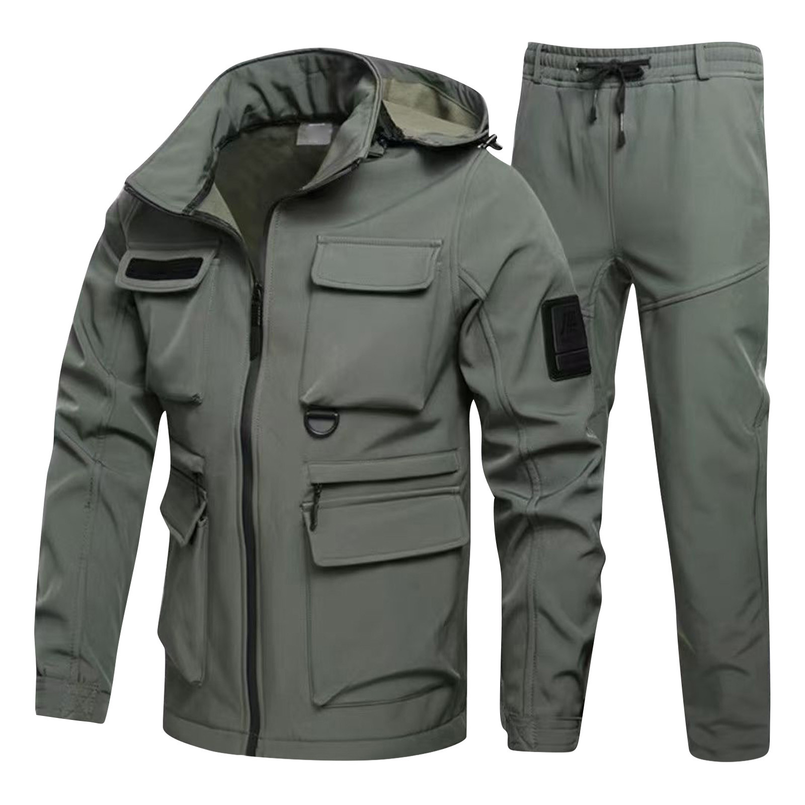 Men's Hooded Casual Military O - Women'S Fashion Utility Jacket ulasan dan harga