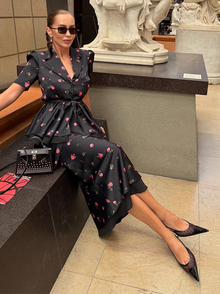 Floral Blazer Coat Skirt Sets  - Women'S Fashion Trends Spring 2026 ulasan dan harga