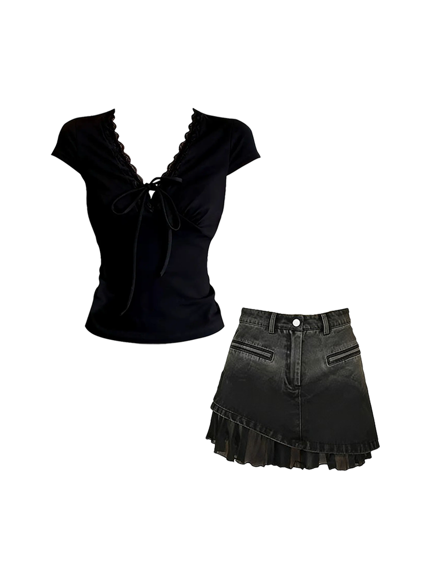 Parkyeon Pure Desire Spliced T - Women'S Young Fashion ulasan dan harga
