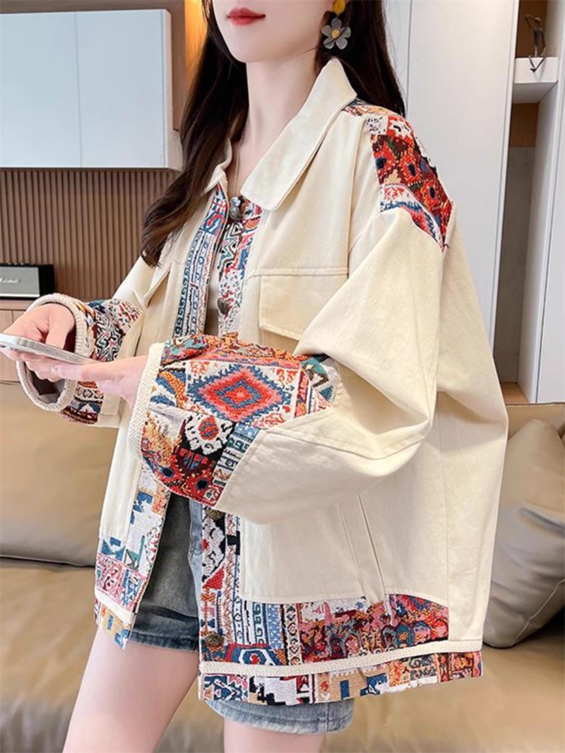 Trendy Spliced Utility Jacket  - Women'S Fashion Utility Jacket ulasan dan harga