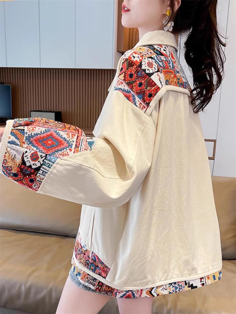 Trendy Spliced Utility Jacket  - Women'S Fashion Utility Jacket ulasan dan harga