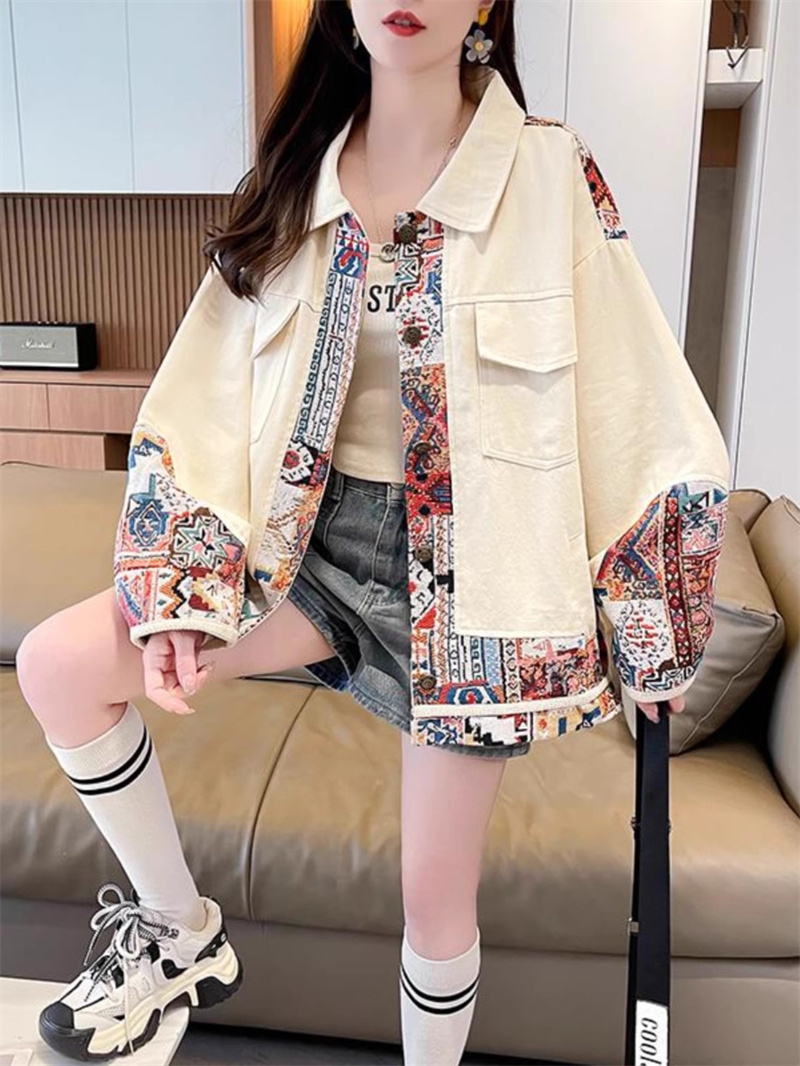 Trendy Spliced Utility Jacket  - Women'S Fashion Utility Jacket ulasan dan harga