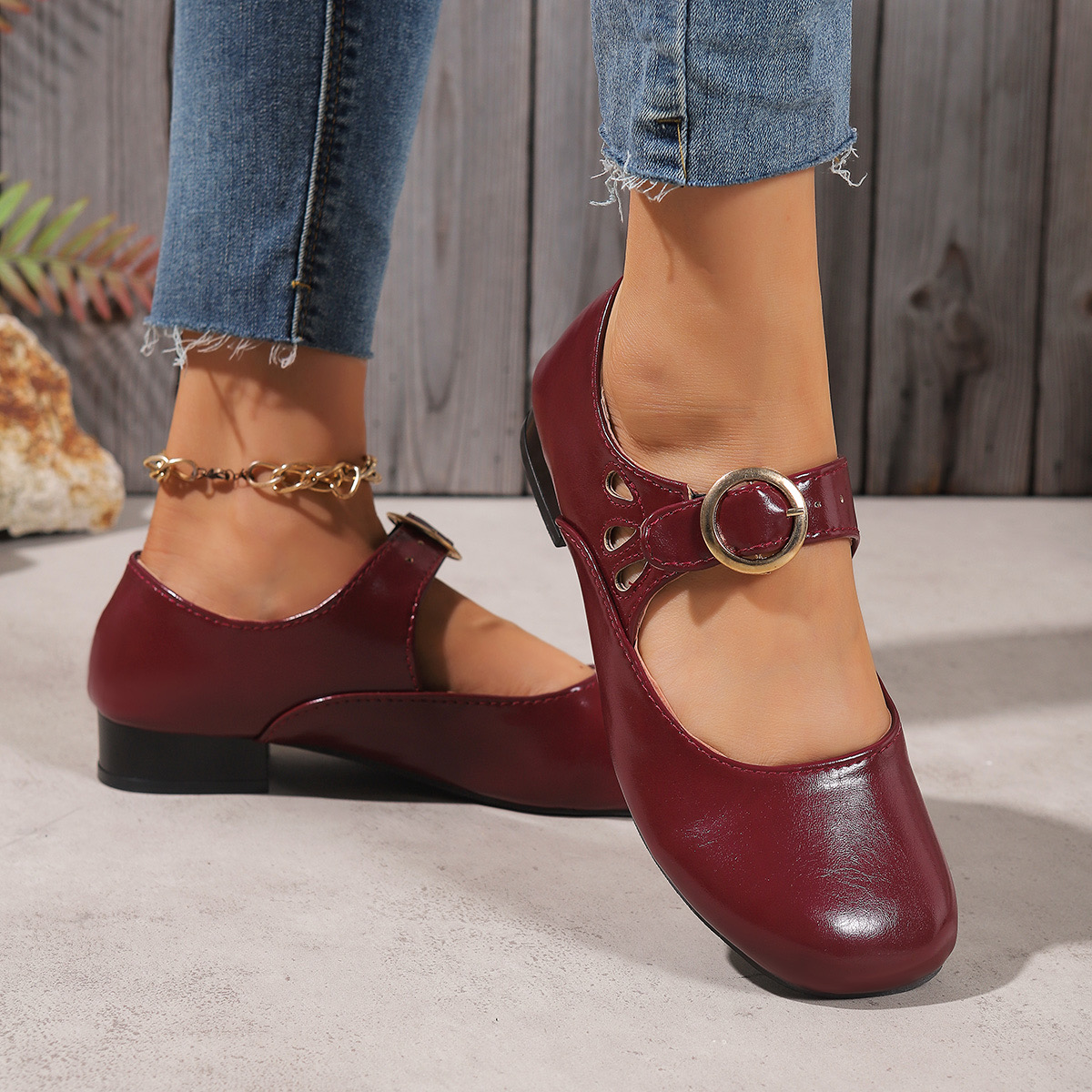 Women's Fashion New Buckle Des - Women Fashion Designer ulasan dan harga