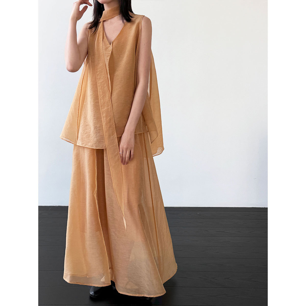 2026 Women Lace-Up V-Neck Slee - Women'S Fashion Trends Spring 2026 ulasan dan harga