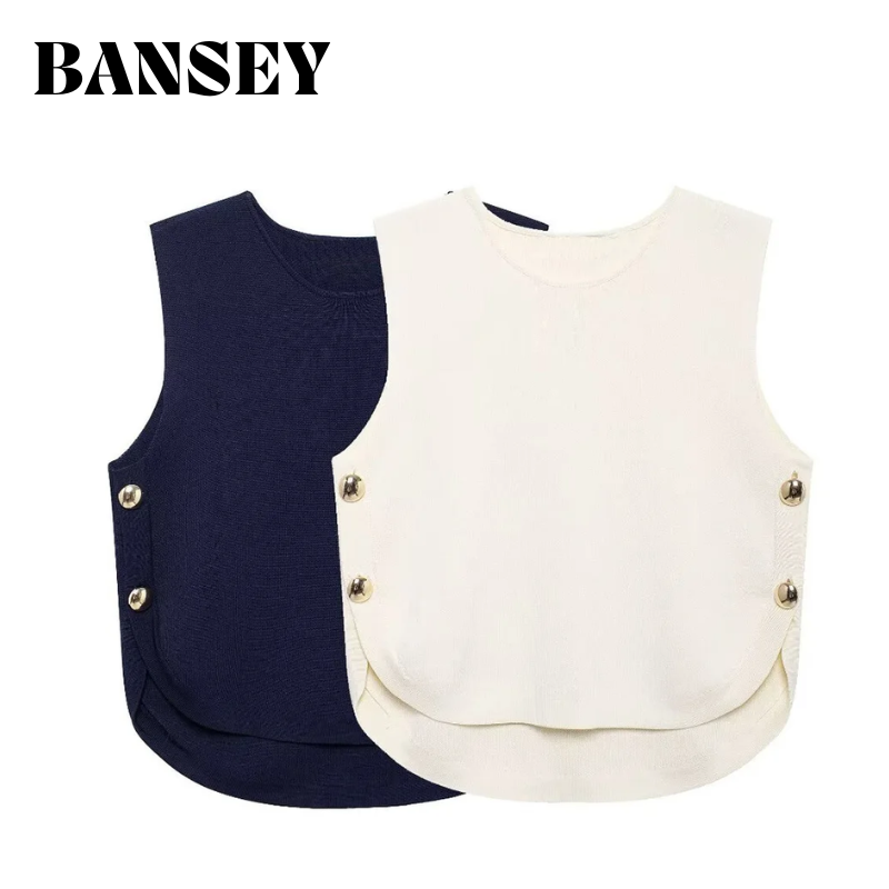 2025   Women's  Chic  Sleevele - Asymmetric Top Women ulasan dan harga