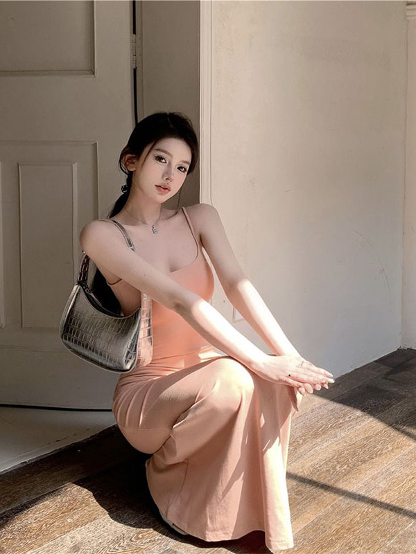 Slimming Fish Tail Long Dress  - Women'S Young Fashion ulasan dan harga