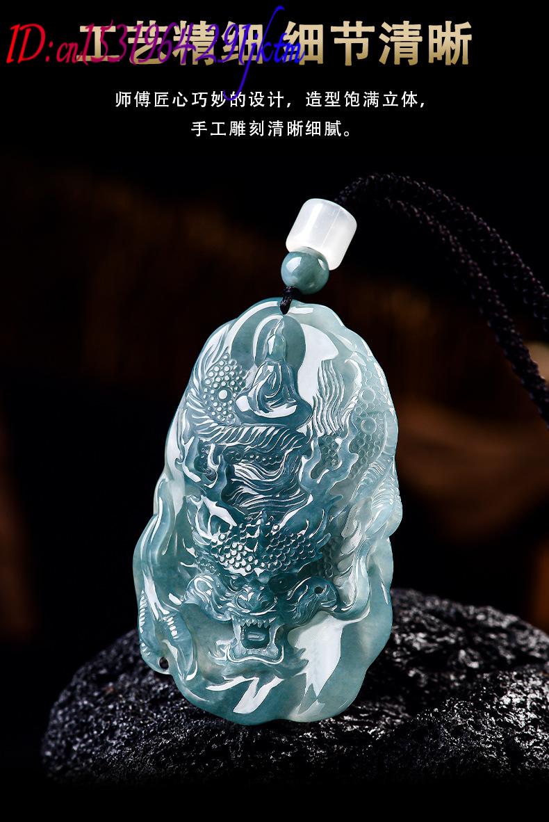 Natural Burmese Jadeite Dragon - Women Fashion Designer ulasan dan harga