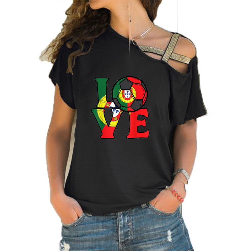 Women Loose Slash Neck T Shirt - Women'S Fashion Portugal ulasan dan harga