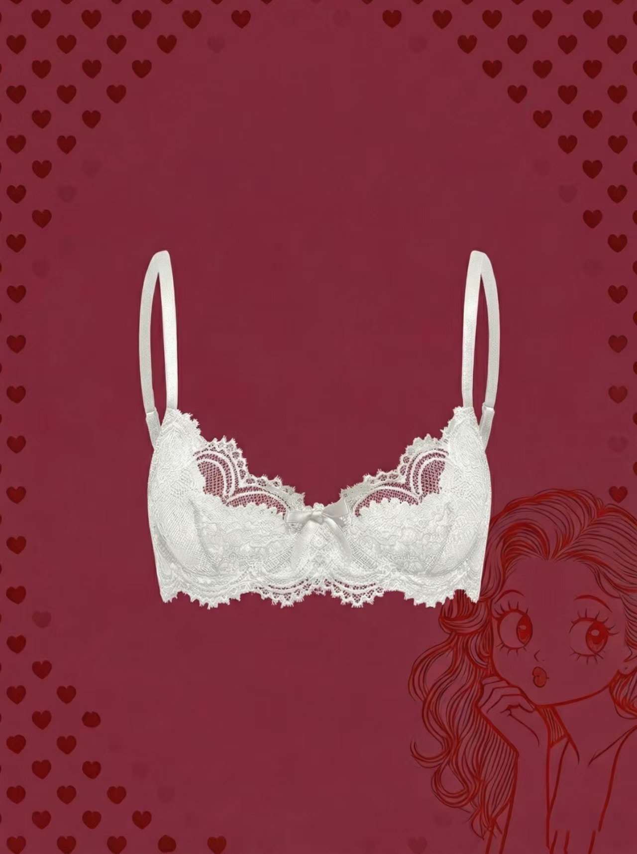 plus size women's bra sexy lac - Trend Women Fashion ulasan dan harga
