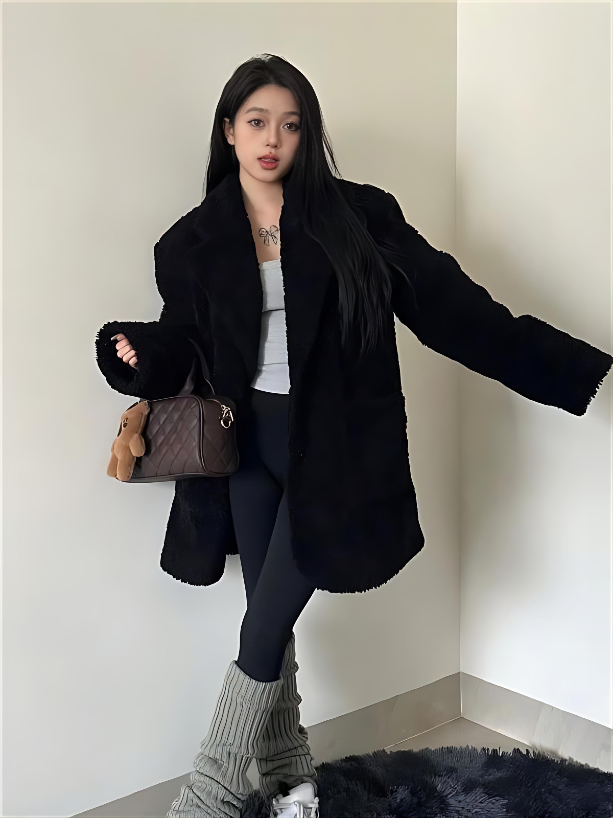 Lamb Wool Jacket Spring Woman  - Women'S Fashion Utility Jacket ulasan dan harga