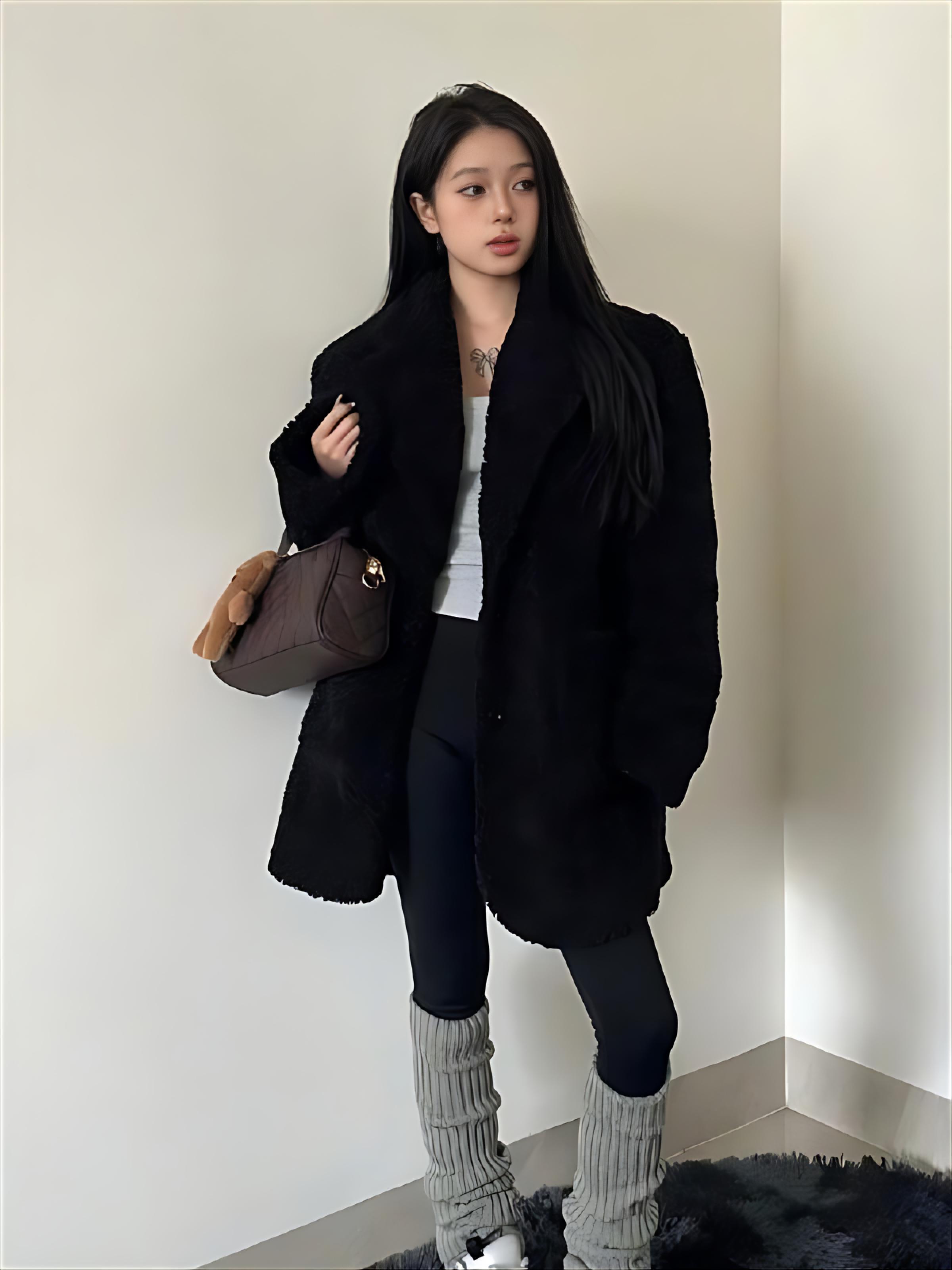 Lamb Wool Jacket Spring Woman  - Women'S Fashion Utility Jacket ulasan dan harga