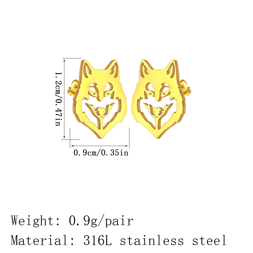Chandler Wolves Png Earring Wo - Women Fashion Png ulasan dan harga