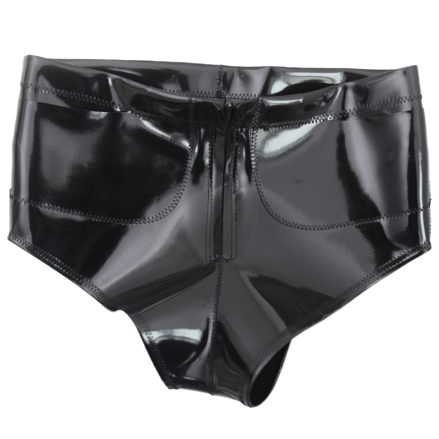 Women Men Glossy Pocket Shorts - Women And Men Fashion ulasan dan harga