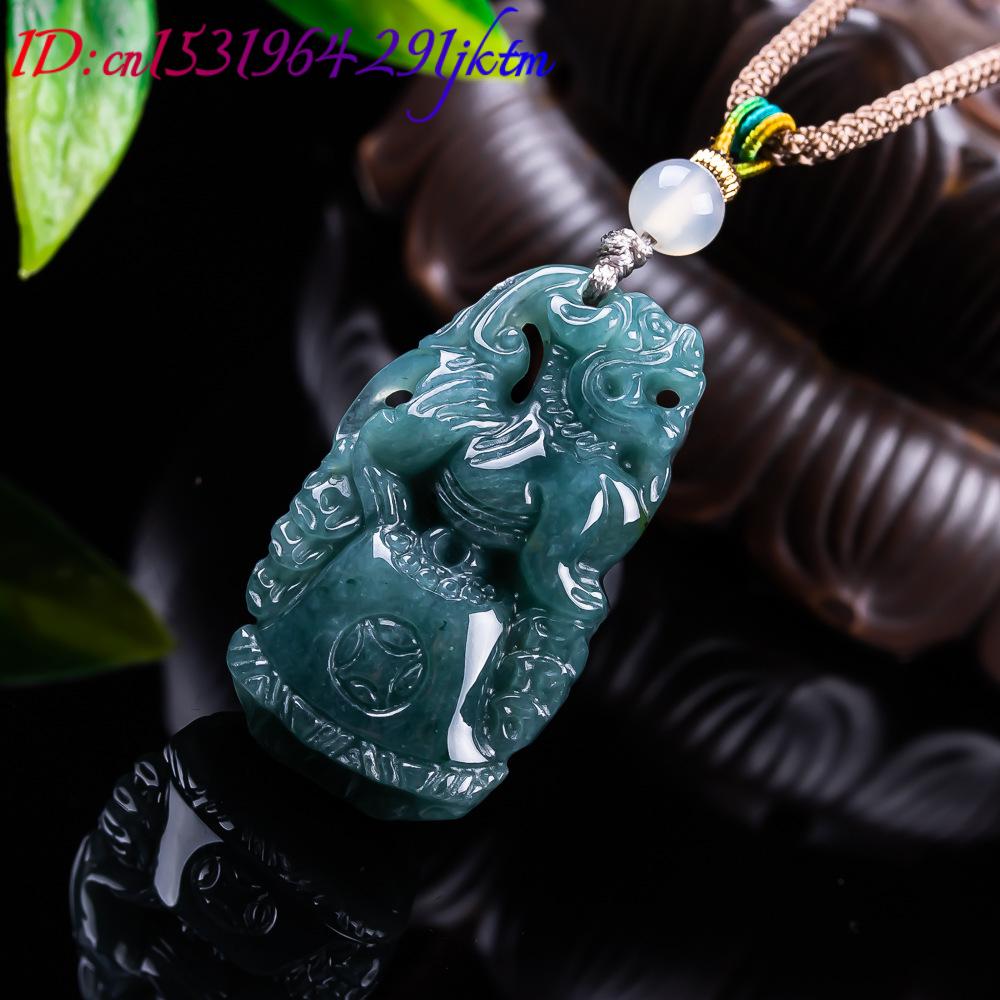 Burmese Jadeite Pixiu Pendant  - Women Fashion Designer ulasan dan harga