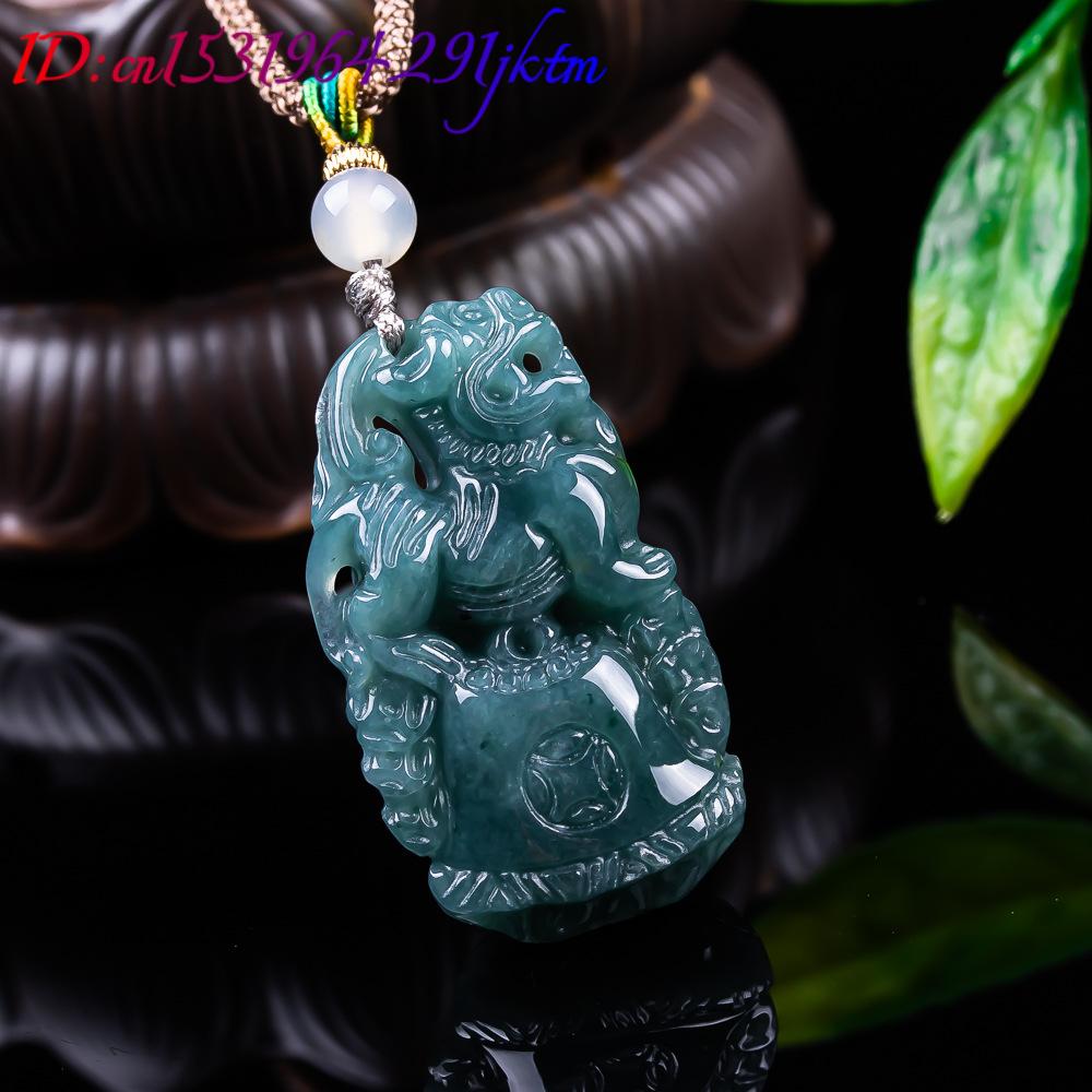 Burmese Jadeite Pixiu Pendant  - Women Fashion Designer ulasan dan harga