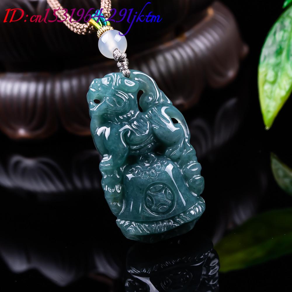 Burmese Jadeite Pixiu Pendant  - Women Fashion Designer ulasan dan harga