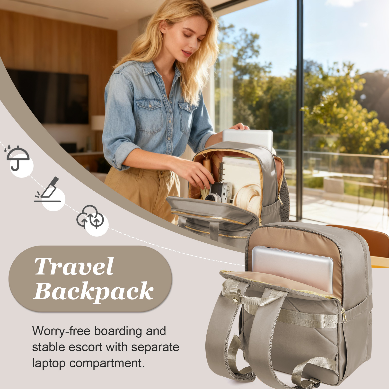 Ryanair 40x30x20 Travel Backpa - Trend Women Fashion ulasan dan harga