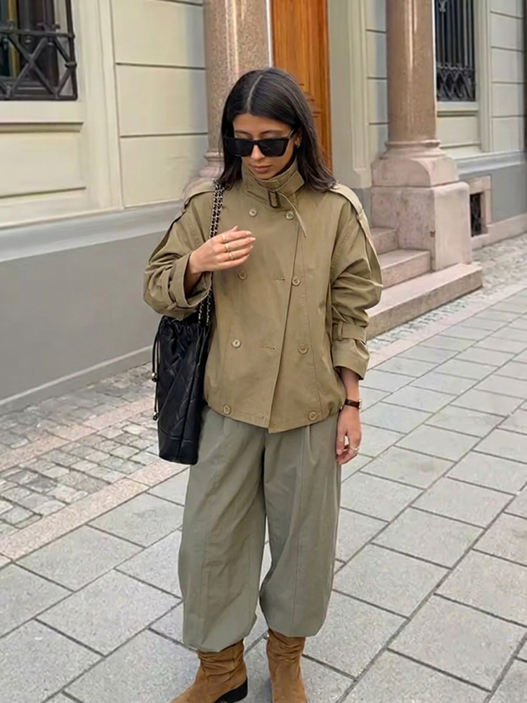 Women Relaxed Fit Short Utilit - Women'S Fashion Utility Jacket ulasan dan harga