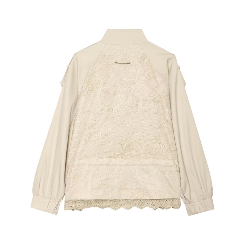 Women's Lace Trim Utility Jack - Women'S Fashion Utility Jacket ulasan dan harga
