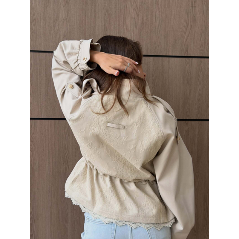 Women's Lace Trim Utility Jack - Women'S Fashion Utility Jacket ulasan dan harga