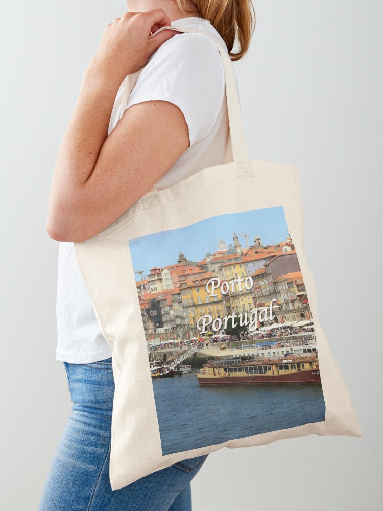 Porto, Portugal (caption) Tote - Women'S Fashion Portugal ulasan dan harga