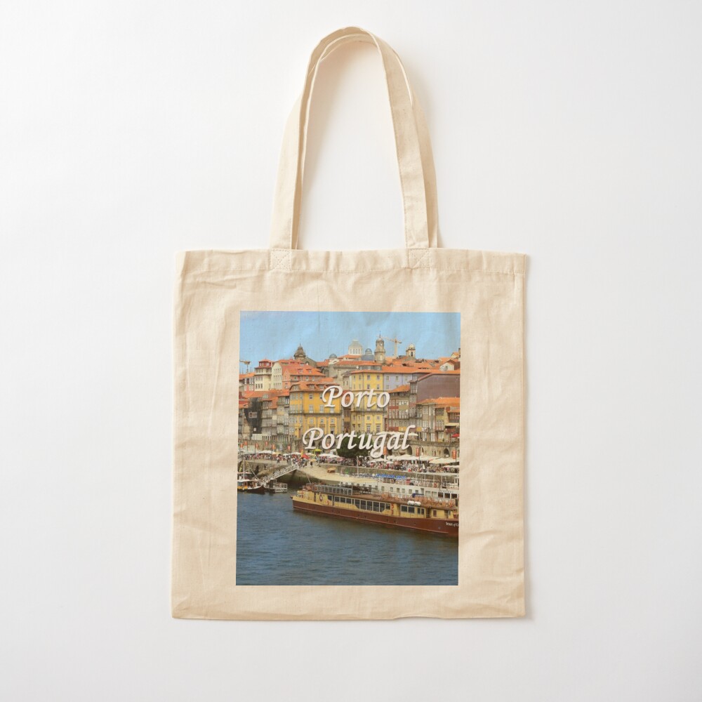 Porto, Portugal (caption) Tote - Women'S Fashion Portugal ulasan dan harga