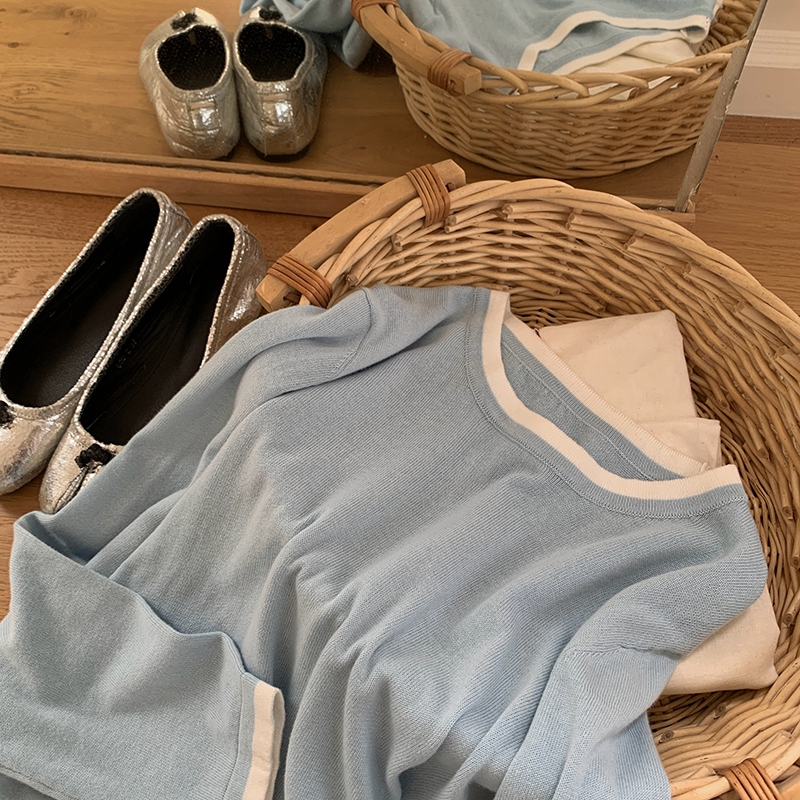100% Cotton Women O-neck Color - Trend Women Fashion ulasan dan harga