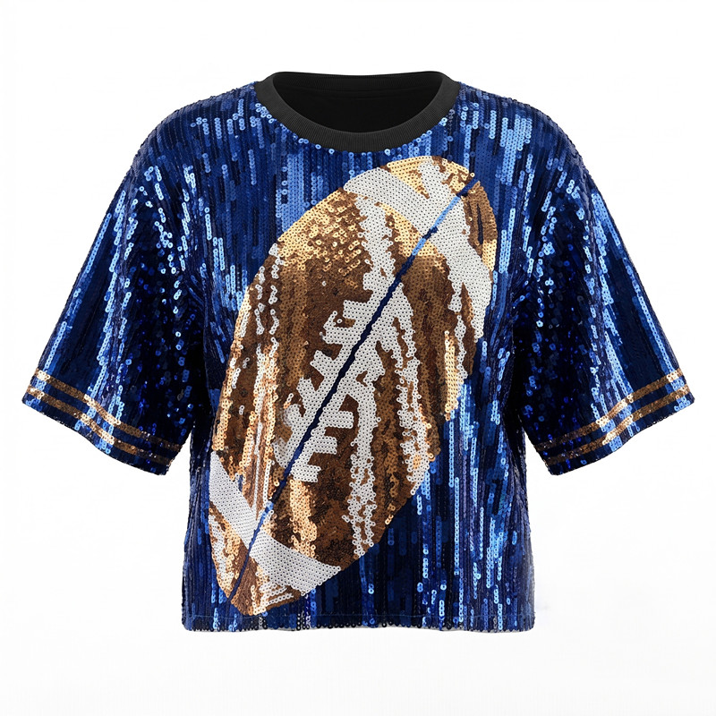 Summer New Fashion Rugby Print - Women'S Fashion Rugby Shirt ulasan dan harga