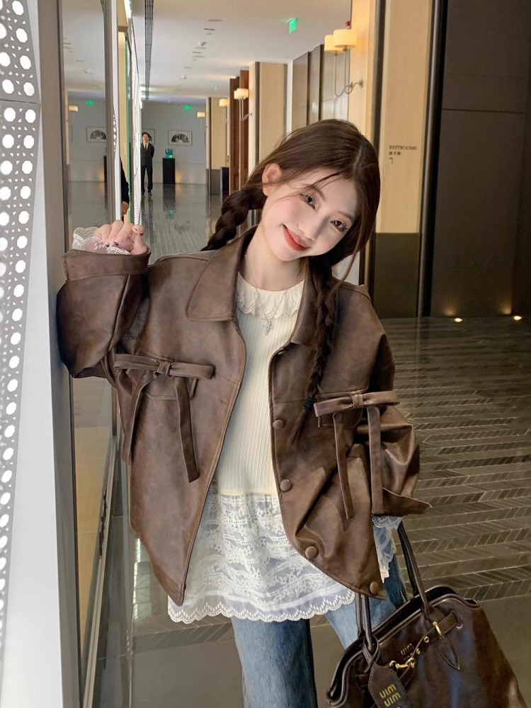 Biker Jackets Womens Jacket Ja - Women'S Fashion Utility Jacket ulasan dan harga