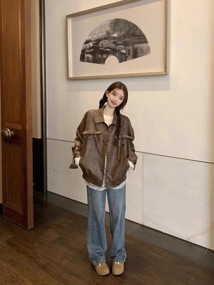Biker Jackets Womens Jacket Ja - Women'S Fashion Utility Jacket ulasan dan harga