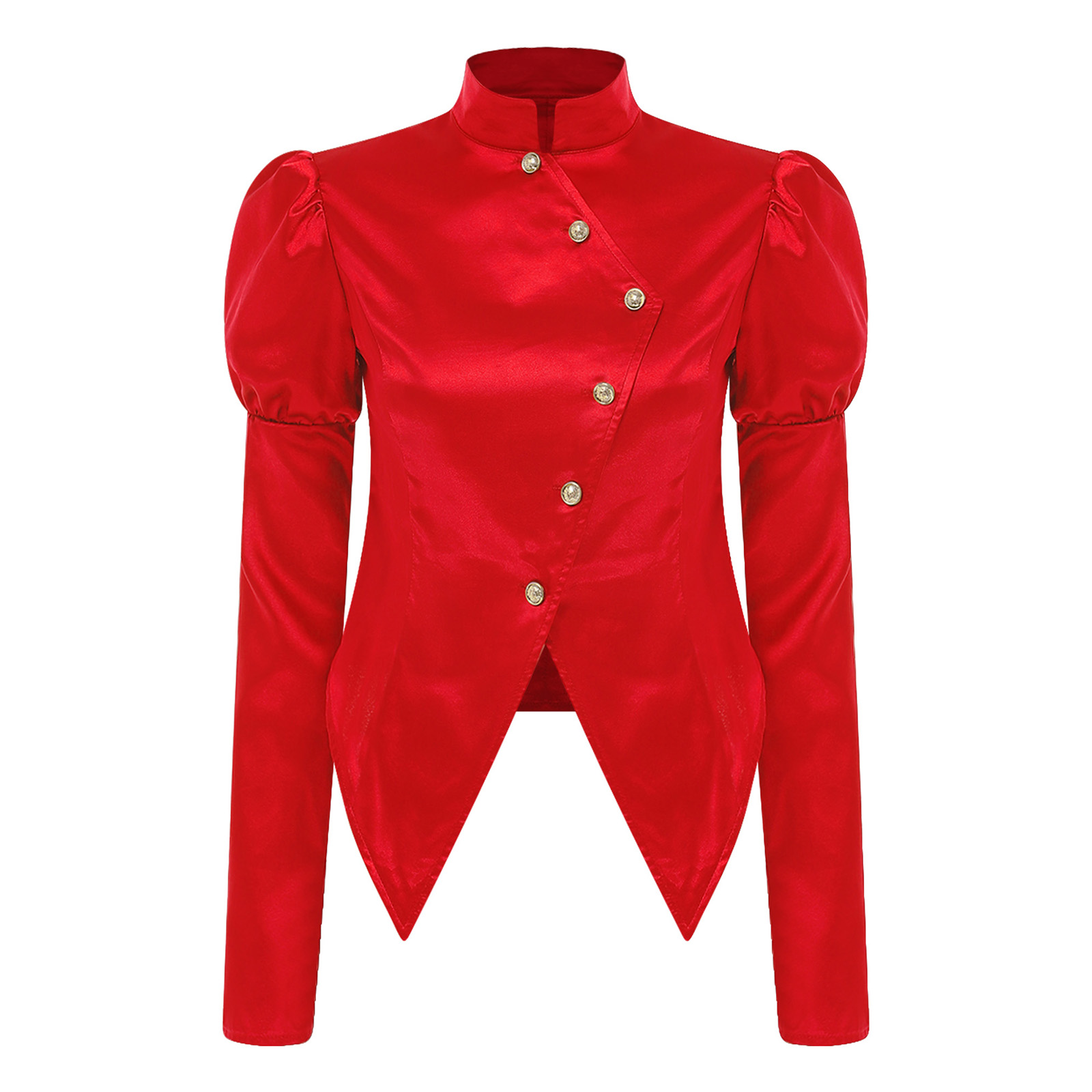Women Victorian Tops Button Sa - Asymmetric Top Women ulasan dan harga