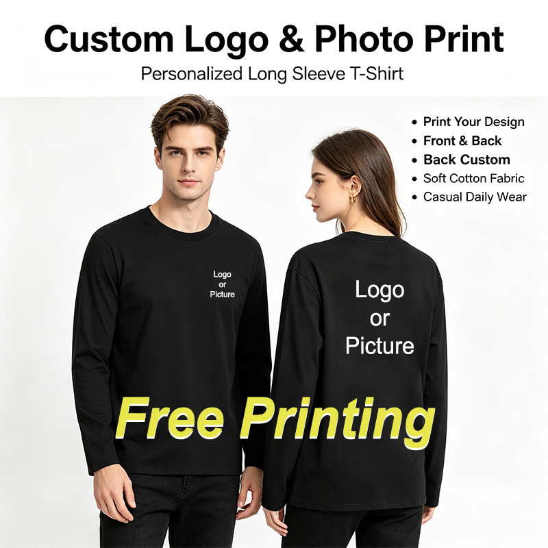 Customized Cotton Long Sleeve  - Trend Women Fashion ulasan dan harga