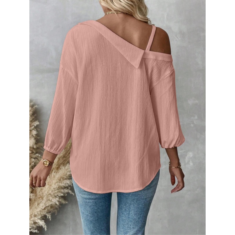 Plus Size1XL-5XL Women Blouses - Asymmetric Top Women ulasan dan harga
