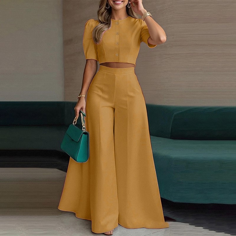 Elegant Solid Color 2 Piece Se - Women'S Fashion Trends Spring 2026 ulasan dan harga