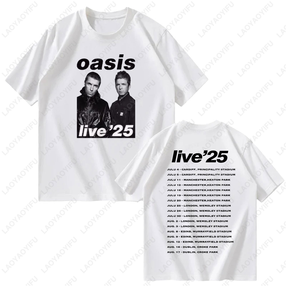 Oasis Live 2025 UK Tour Graphi - Women'S Fashion Uk 2025 ulasan dan harga