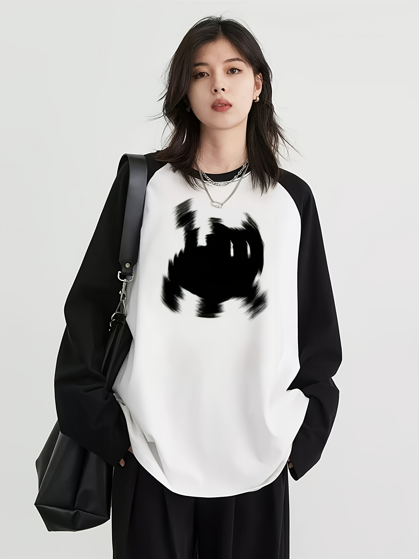 Y2K Women's Raglan Long Sleeve - Trend Women Fashion ulasan dan harga